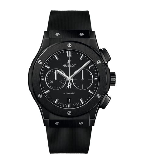 hublot classic fusion 42mm jjf black dial v2|hublot classic fusion price.